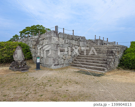 福島県二本松市の二本松城 霞ヶ城址 天守台 福島県二本松市の二本松城 霞ヶ城址 天守台 139904813