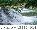 Beautiful waterfall in the forest. Long exposure shot. 139904914