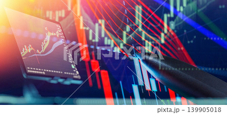 Finger Touching Trading Chart on Tablet for Technical Market Analysis Finger Touching Trading Chart on Tablet for Technical Market Analysis 139905018