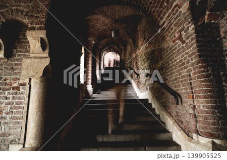 Historic Stone Entrance Interior Of Fisherman Bastion Historic Stone Entrance Interior Of Fisherman Bastion 139905525