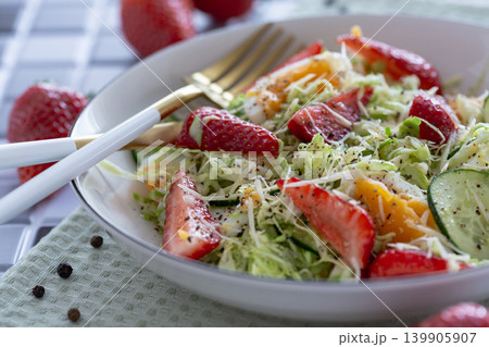 Fresh Strawberry Salad. Fresh Strawberry Salad. 139905907
