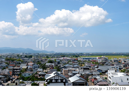 福井県坂井市_丸岡城から西側風景1_2025年8月 福井県坂井市_丸岡城から西側風景1_2025年8月 139906139