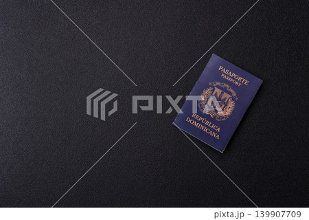 Dominican republic passport, visa for international travel and vacation. Dominican passport 139907709