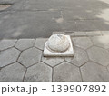 Street Sidewalk With Protective Fence Urban Outdoor City Perspective Scene Design 139907892