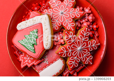 Christmas gingerbread, sweets and cookies for the festive table. Christmas gingerbread Christmas gingerbread, sweets and cookies for the festive table. Christmas gingerbread 139908203