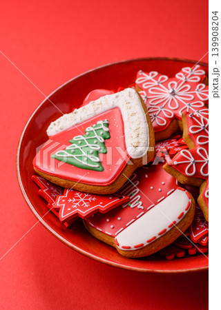 Christmas gingerbread, sweets and cookies for the festive table. Christmas gingerbread Christmas gingerbread, sweets and cookies for the festive table. Christmas gingerbread 139908204