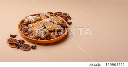 Christmas gingerbread, sweets and cookies for the festive table. Christmas gingerbread Christmas gingerbread, sweets and cookies for the festive table. Christmas gingerbread 139908231