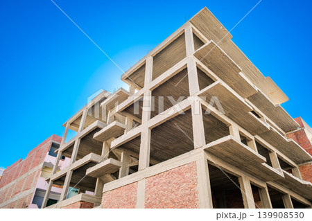 unfinished multi-storey monolithic house unfinished multi-storey monolithic house 139908530