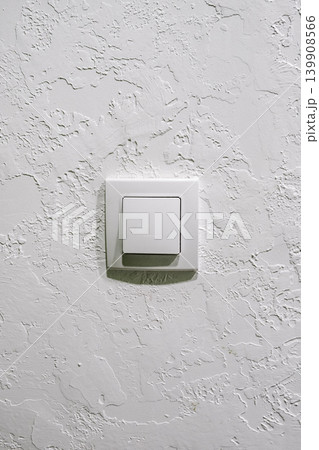 electric switch on the white wall electric switch on the white wall 139908566