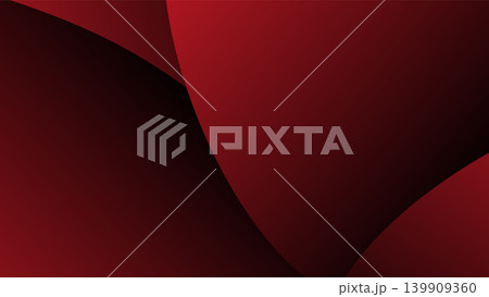Abstract stripe curve red paper background. Minimalist geometric  background 139909360
