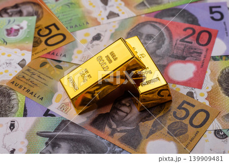 Australian gold bars or ingots as a tool for balance, financial investment. Australian gold bars Australian gold bars or ingots as a tool for balance, financial investment. Australian gold bars 139909481