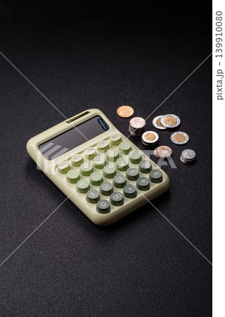 Mexico, Mexican peso paper money and coins, financing and commodity exchange. Mexican currency Mexico, Mexican peso paper money and coins, financing and commodity exchange. Mexican currency 139910080