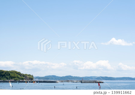 片瀬東浜から海を臨む 片瀬東浜から海を臨む 139911662