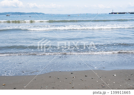 片瀬東浜の風景 片瀬東浜の風景 139911665