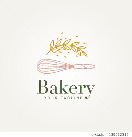 bakery shop minimalist line art logo icon design bakery shop minimalist line art logo icon design 139912515