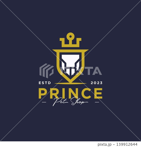 prince pet shop logo design prince pet shop logo design 139912644