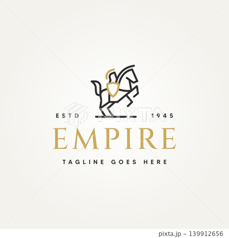 Empire simple line art logo design Empire simple line art logo design 139912656
