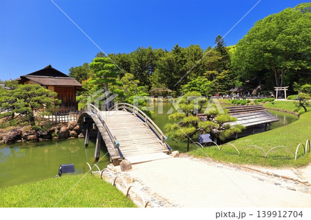 【岡山県】春の後楽園（春の幻想庭園） 139912704
