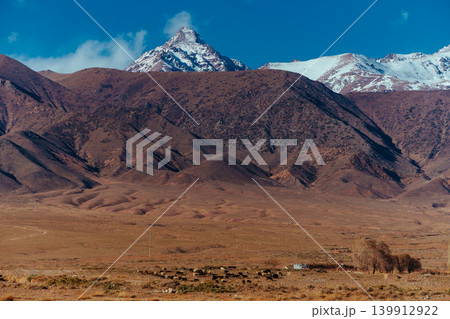 Autumn mountains landscape in Kyrgyzstan Autumn mountains landscape in Kyrgyzstan 139912922