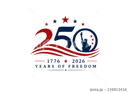 250 Years Freedom Wave Design 250 Years Freedom Wave Design 139913416