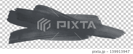 dark gray brush isolated on transparent background dark gray watercolor dark gray brush isolated on transparent background dark gray watercolor 139913947