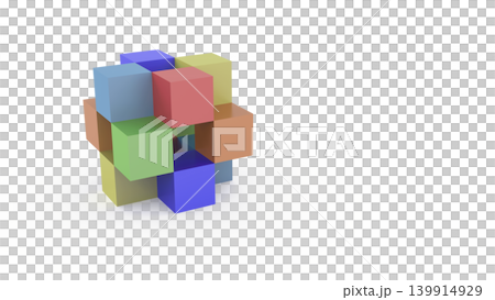 白色背景上的抽象彩色3D積木,象徵多樣性和建構性。推薦的簡報標題。 白色背景上的抽象彩色3D積木,象徵多樣性和建構性。推薦的簡報標題。 139914929