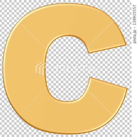 3D材質_字母_C_黃色 3D材質_字母_C_黃色 139915557