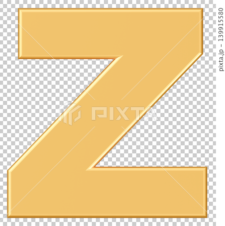 3D材質_字母_Z_黃色 139915580