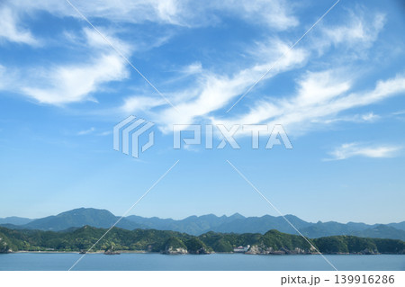 太地クジラ浜公園から那智勝浦方面を望む　【和歌山県太地町】 139916286