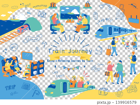 People who enjoy train travel People who enjoy train travel 139916579