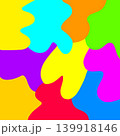 Trendy Psychedelic Fluid Blobs Texture, Vibrant Pop Art Stain Wallpaper 139918146