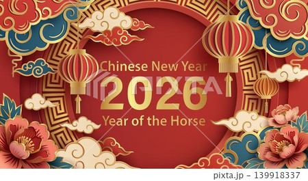 Chinese New Year of the Horse 2026. Chinese New Year of the Horse 2026. 139918337