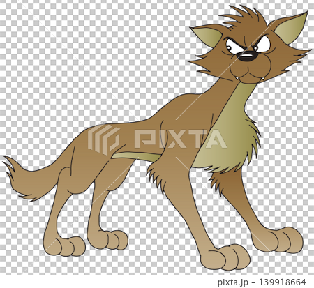 手繪動物插畫☆狼 手繪動物插畫☆狼 139918664