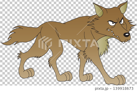 手繪動物插畫☆狼 手繪動物插畫☆狼 139918673
