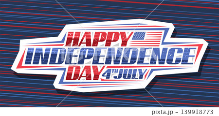 Vector logo for Independence Day Vector logo for Independence Day 139918773