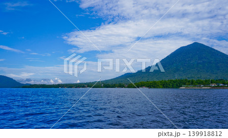 Beautiful view of Tidore Island, West Halmahera, Indonesia 139918812