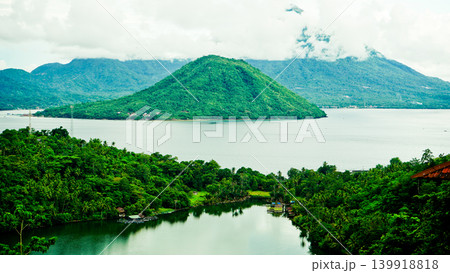 Beautiful view of Tidore Island, West Halmahera, Indonesia 139918818