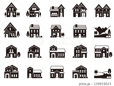 欧風住宅アイコン02 European-Style Home Icon 欧風住宅アイコン02 European-Style Home Icon 139919023