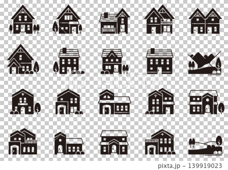欧風住宅アイコン02 European-Style Home Icon 欧風住宅アイコン02 European-Style Home Icon 139919023