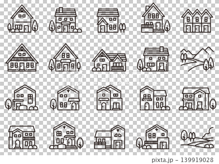 European-Style Home Icon 07 European-Style Home Icon 07 139919028