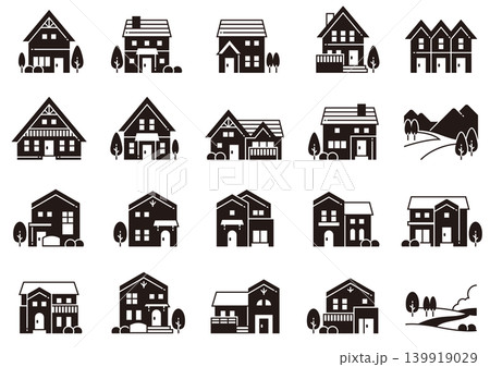 欧風住宅アイコン08 European-Style Home Icon 欧風住宅アイコン08 European-Style Home Icon 139919029