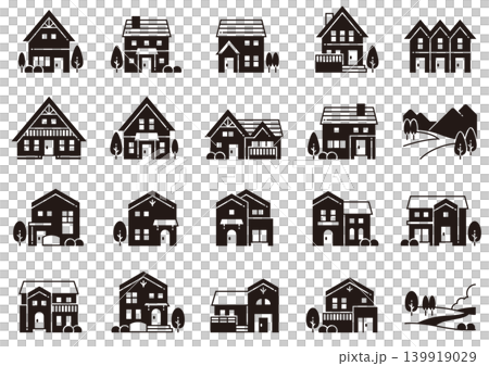 European-Style Home Icon 08 European-Style Home Icon 08 139919029