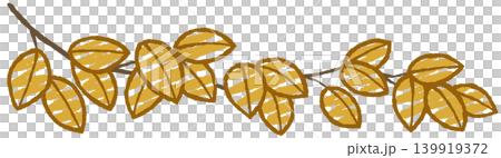Hand-drawn style line decorations, branches and leaves Hand-drawn style line decorations, branches and leaves 139919372