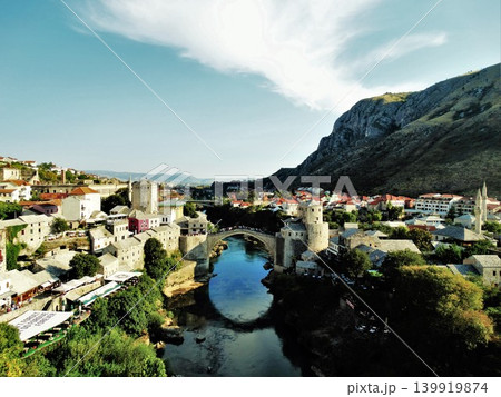 Mostar Old Town in Bosnia and Herzegovin Mostar Old Town in Bosnia and Herzegovin 139919874