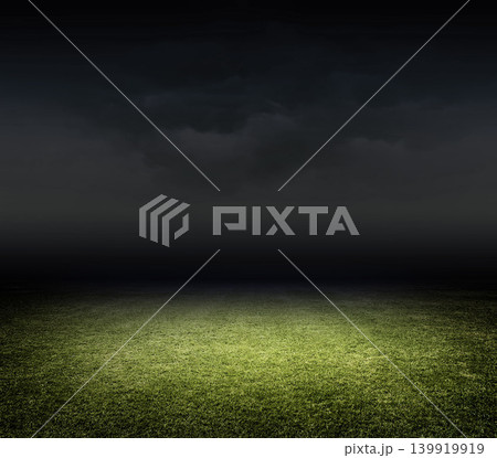 Soccer stadium field at night Soccer stadium field at night 139919919