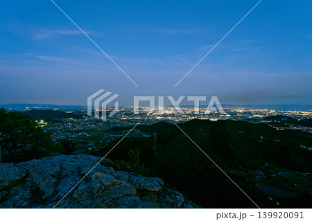 高御位山から見える夜景 高御位山から見える夜景 139920091