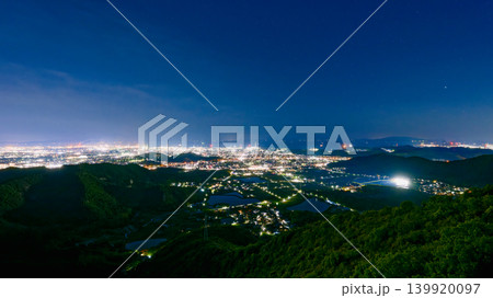 高御位山から見える夜景 高御位山から見える夜景 139920097