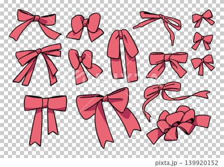 可愛的絲帶插圖集 可愛的絲帶插圖集 139920152