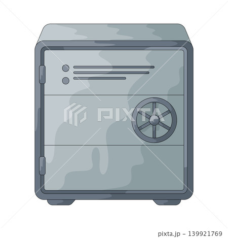 Illustration of Safe Box Illustration of Safe Box 139921769