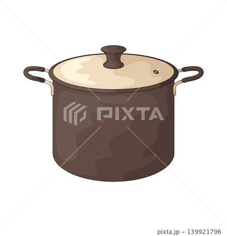 Illustration of Cooking Pot 139921796